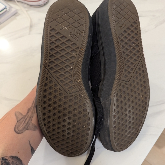 Vans Crockett High Top Black Mono Skate Suede Mens Shoe - Picture 3 of 6